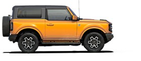 Ford Bronco™ 2021 en orange cyber avec toit noir