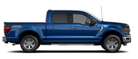 Un Ford F 150® XLT 2025 en bleu atlas